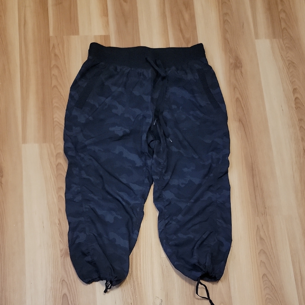 RBX Dark Camouflage Drawstring Adjustible Jogger Pants Sz Medium